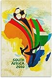 LHHJF LJHFA Fußball Südafrika 2010 WM-Poster 