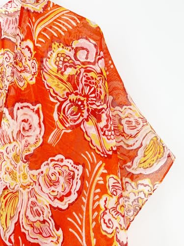 Image of Moss Rose Women Summer Bikini Kimono Bathing Suit Cover Ups for Swimwear