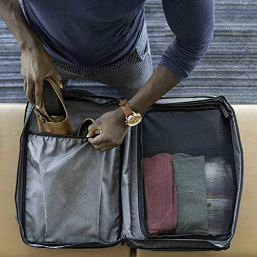 NOMATIC Travel Pack- Black Water Resistant Anti-Theft 30L Flight Approved Carry on Laptop Bag Computer Backpack