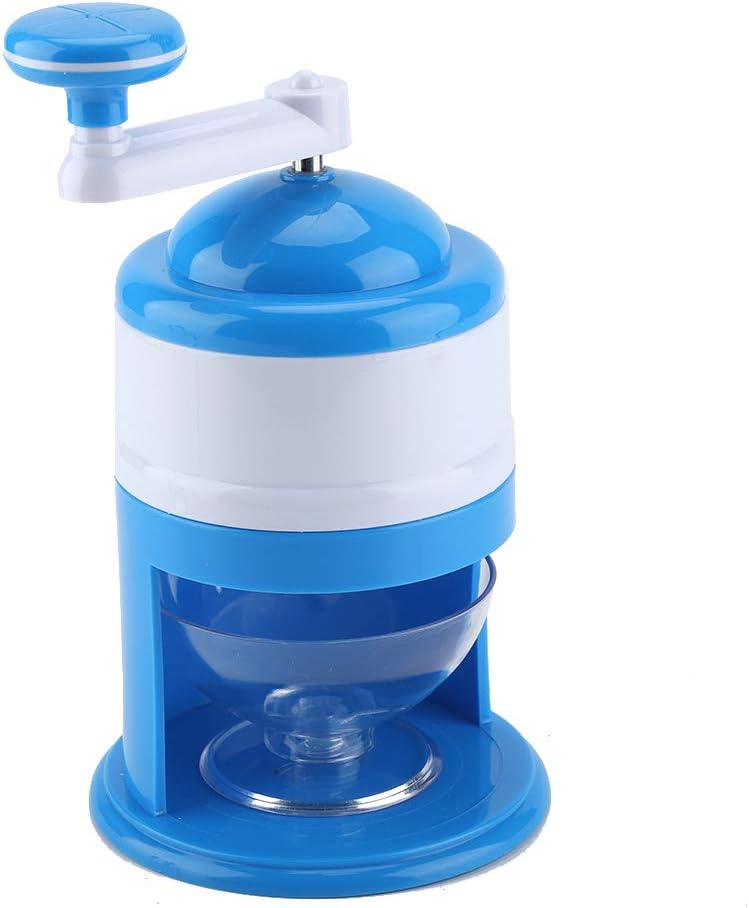 Manual Ice Crusher Portable Hand Crank Snow Cone Maker Kitchen Tool For Party Celebration