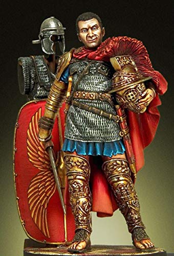 Figura de Resina Caballero Antiguo 54mm con Base sin Pintar miniatura 1
