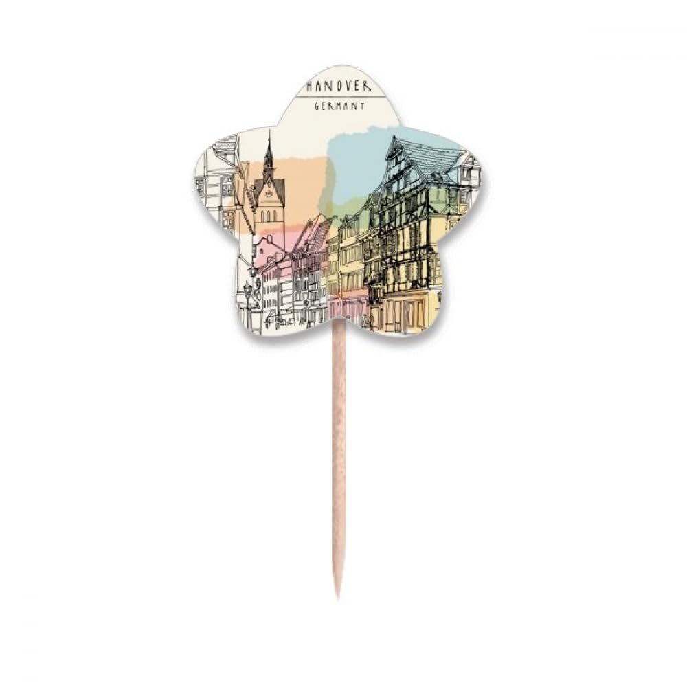 Drapeaux cure-dents Hanovre Allemagne pour sublimer un buffet terne sans effort