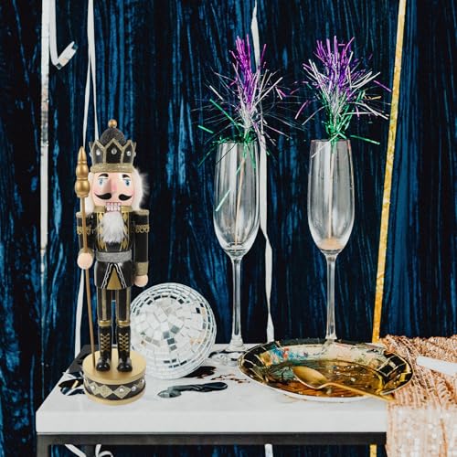Décoration de Noël Casse-Noisette pour table festive dorée