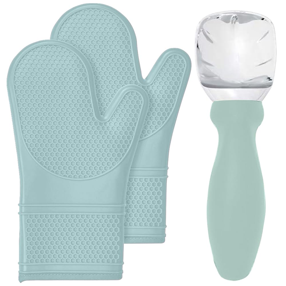 Amazon.com: Gorilla Grip Silicone Oven Mitts and Ice Cream Scoop