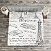 Ambesonne Paris Bedspread, Traditional Famous Parisian Elements Bonjour Croissant and Coffee Eiffel Tower Print Art, Decorative Quilted 3 Piece Coverlet Set with 2 Pillow Shams, King Size, Black White