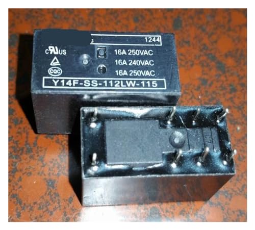Relé de 8 pines Y14F-SS-112LW-115 para circuitos de automatización 12V 16A
