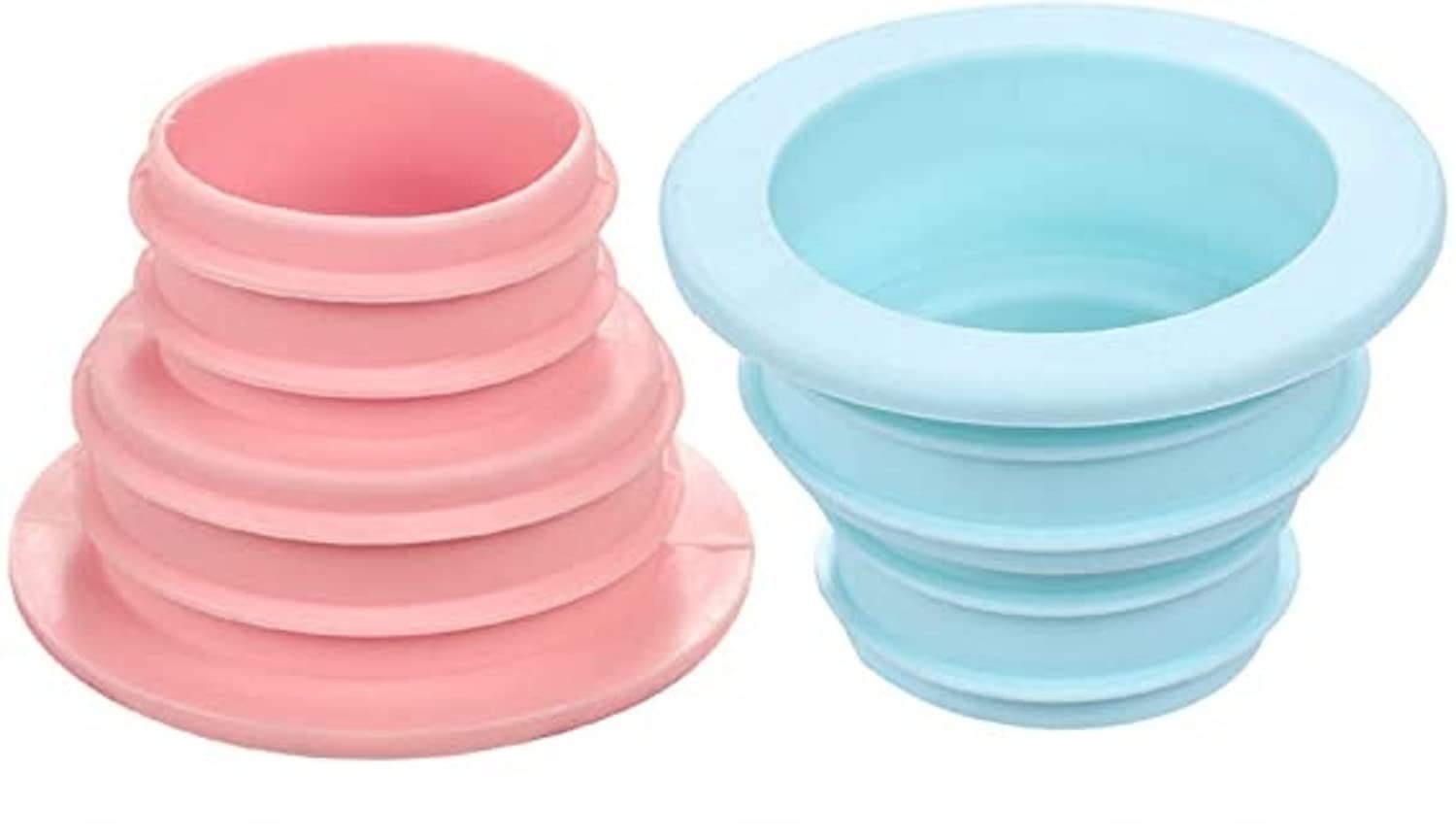 PRAYAS Silicone Drain Pipe Hose Sealing Plug, Washing Machine Plug Ring Hose Deodorant Sewer Seal Ring Clean Tool for Home Bathroom, Laundry Room, Random Color (Set of 3 PCS) (B0B8F4SMJ6) Amazon Price History, Amazon Price Tracker