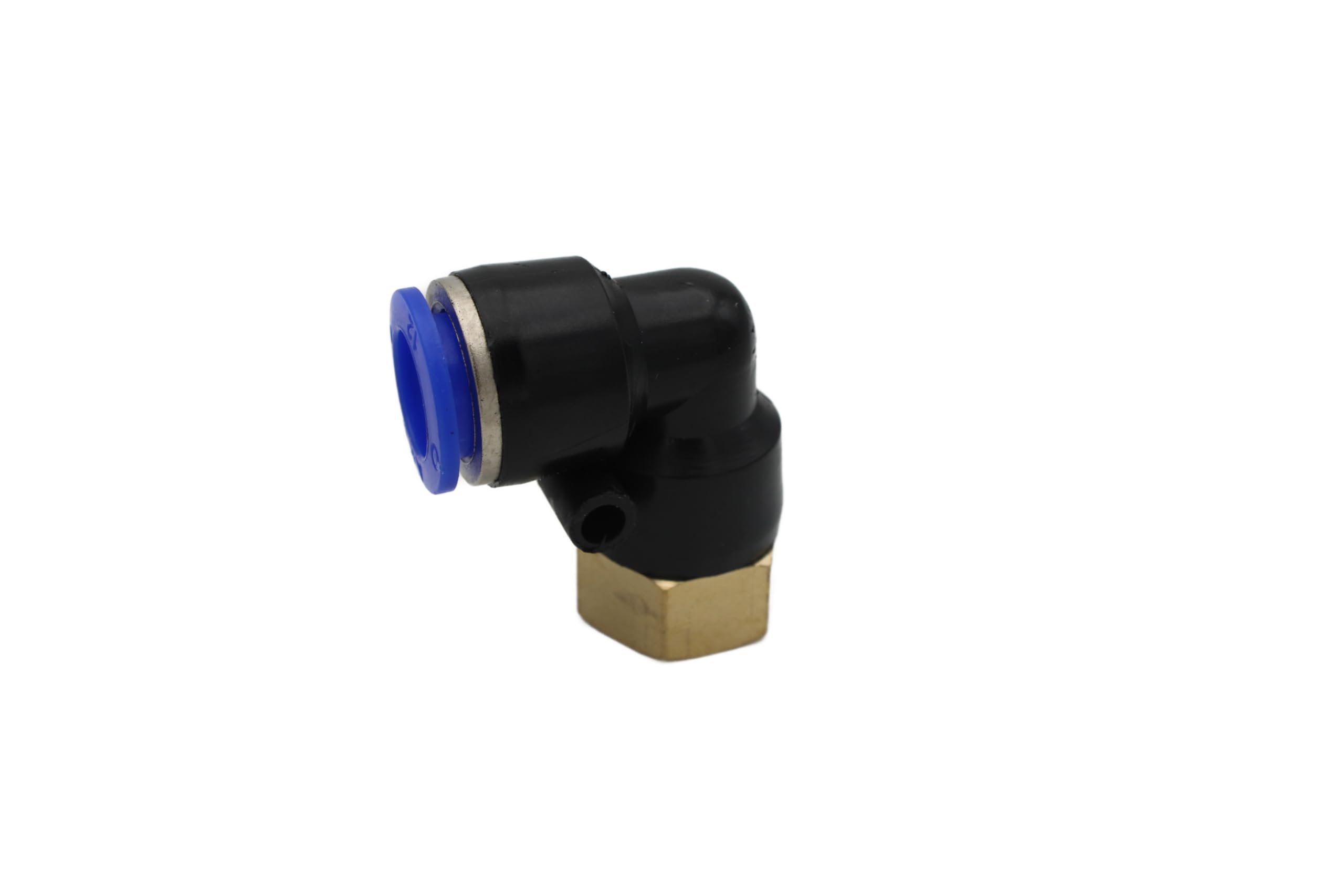 Raccordo pneumatico angolare 90° con filettatura interna 1/2" – 12 mm IQS 2 pezzi collegamento push in qualità industriale (1/2" – 12 mm – angolo 90°, 2 pezzi)