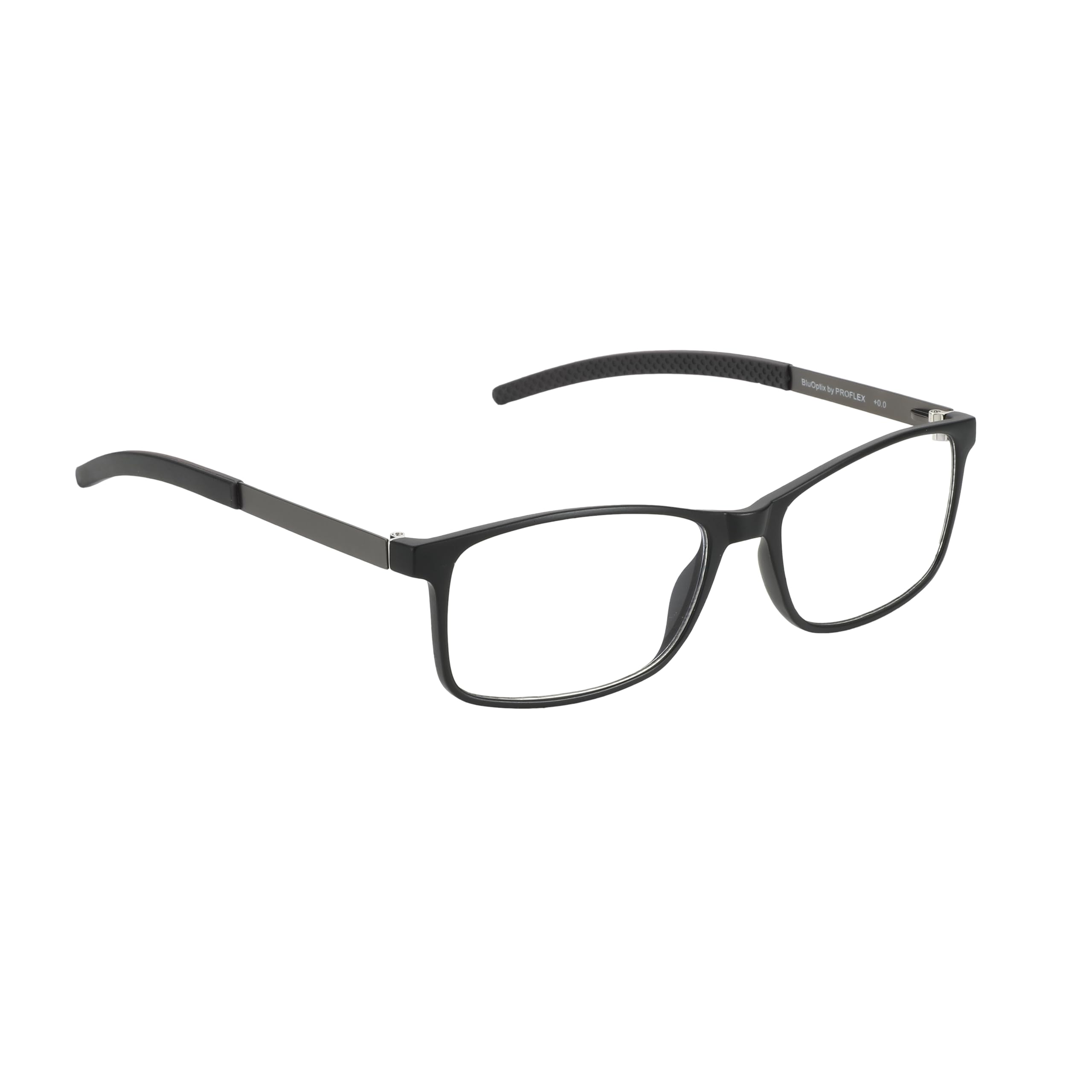 PROFLEXInnovators Reading Glasses - anti-headache, BluOptix blue light blocking, lightweight, flexible, scratch resistant, metal, unisex (mens + womens); +0.0,+1.0,+1.5,+2.0,+2.5,+3.0,+3.5,+4.0