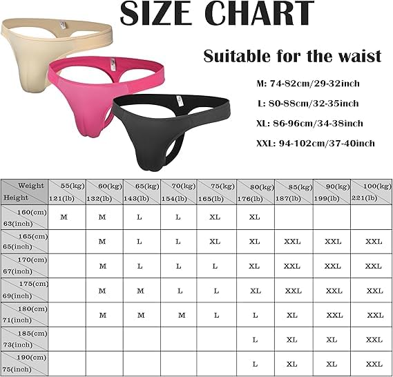 QiaTi Hiding Gaff Panty Shaping Brief für Crossdresser Transgender Unterwäsche für Männer