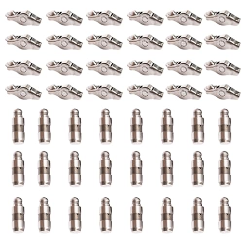 Image of Rocker Arm Lifters Valve Cover Gasket Set, for Jeep Grand Cherokee /Wrangler,for Dodge Charger /Durango /Challenger,for Ram 1500,for Chrysler 200 /300, 11-16, 3.6L V6 Pentastar, 5184296AH(62pcs)