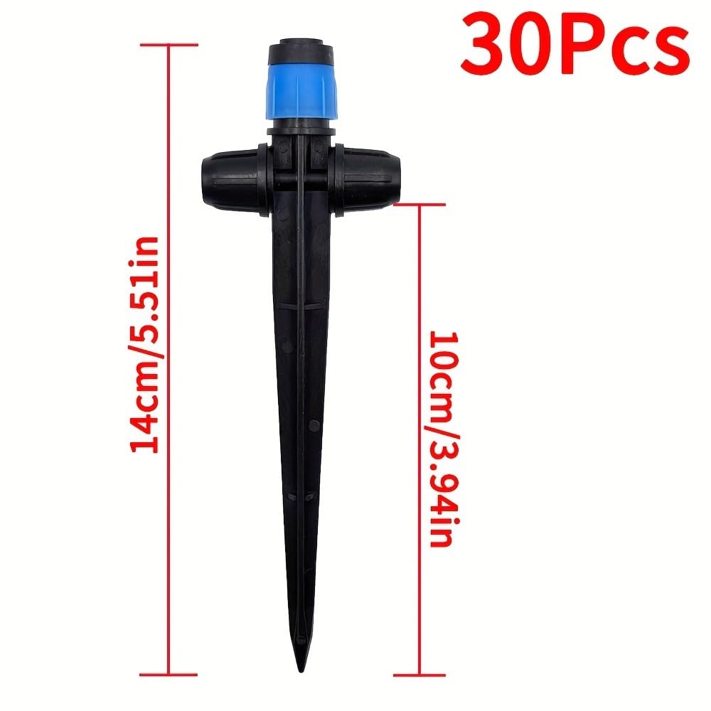 zraszacz ogrodowy, 360° Tandem Lock Automatyczny zraszacz ogrodowy System nawadniania kropelkowego(30pcs Scattering)