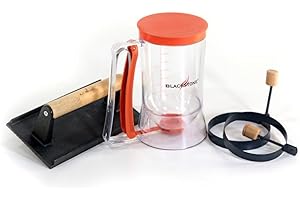 Blackstone 1543 Griddle Breakfast Kit: Perfect Indoor-Outdoor Accessory with Batter Dispenser, Bacon...