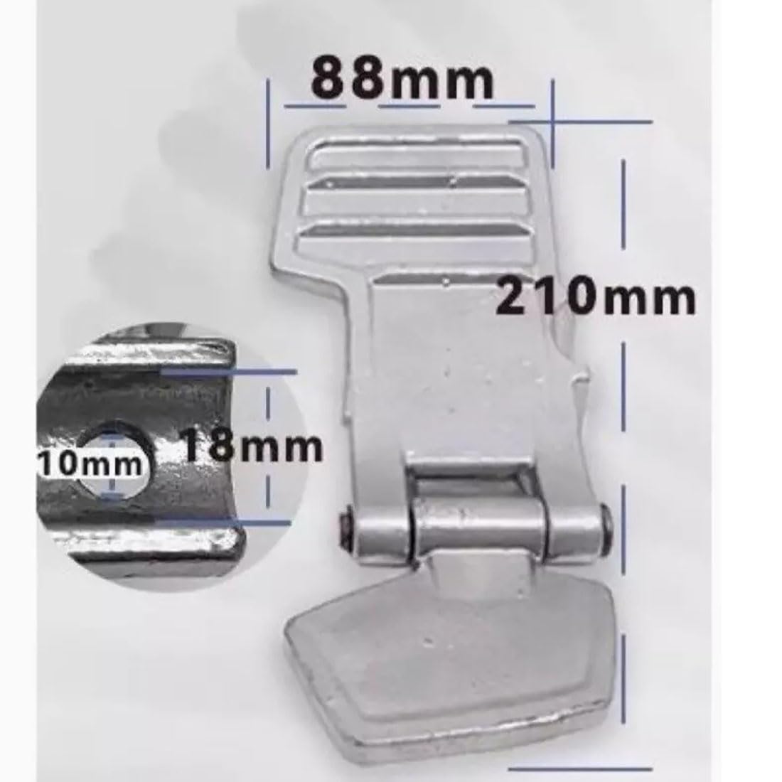 1 Coppia di Pedali da Passeggio Adatti per Kubota U15 17 20 25 30 35 Sany 16 Pedale da Passeggio Accessori per Mini Escavatore
