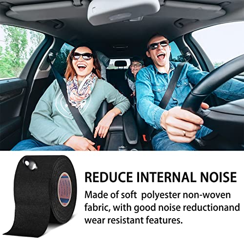 Outus Wire Harness Cloth Electrical Tesa Tape Wire Loom Harness Automotive Heat Proof Cloth Tape for Automotive Electrical Wrap Protection Insulation Cable Fixed(1 Roll,2 Inch x 49.2 FT)