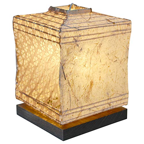 美濃和紙製 テーブルライト スモールライト ミニスタンド shrine シュライン ツインバナナ 手作り 間接照明 和風照明 和紙照明