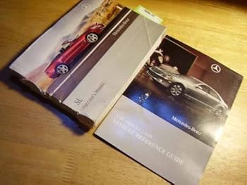 Paperback 2009 Mercedes SL damaged spine Owners Manual Book