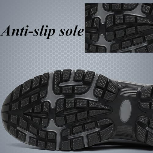 Enjerr Orthopedic Shoes Men, Arch Support Breathable Light Non-Slip, Comfortable Waterproof Walking Hiking Shoe4