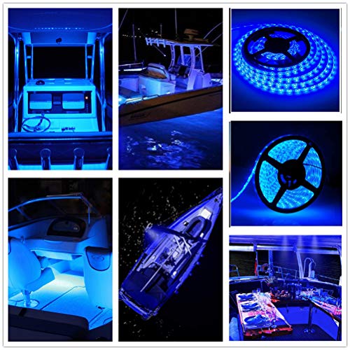 LED Boat Strip Lights, 32.8FT Marine Pontoon Led Lights, Waterproof