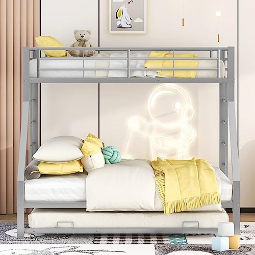 Dolamaní Hochbett für Kinder, Ausziehbares DREI-Etagenbett, 90 (140) x...