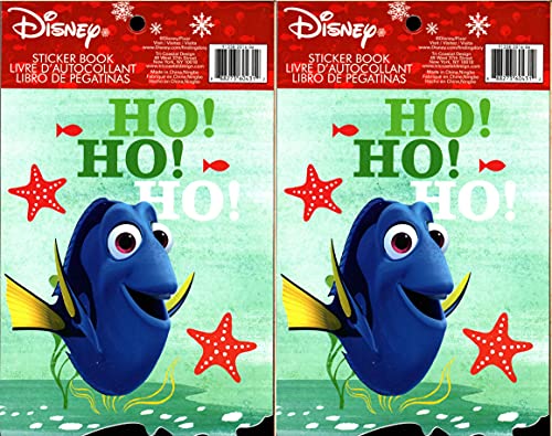 Holiday Christmas Sticker Books - Disney Finding Dory 125 Stickers! (Set of 2 Sticker Books - 250 Stickers)