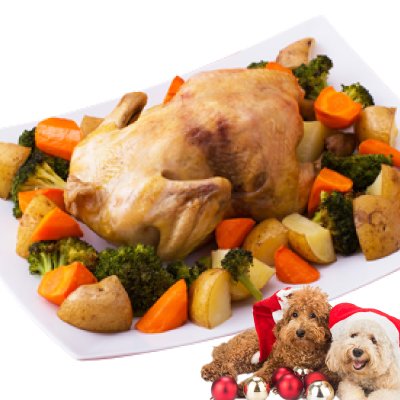 犬用 クリスマス・ローストチキン 無添加【犬・クリスマスケーキ】