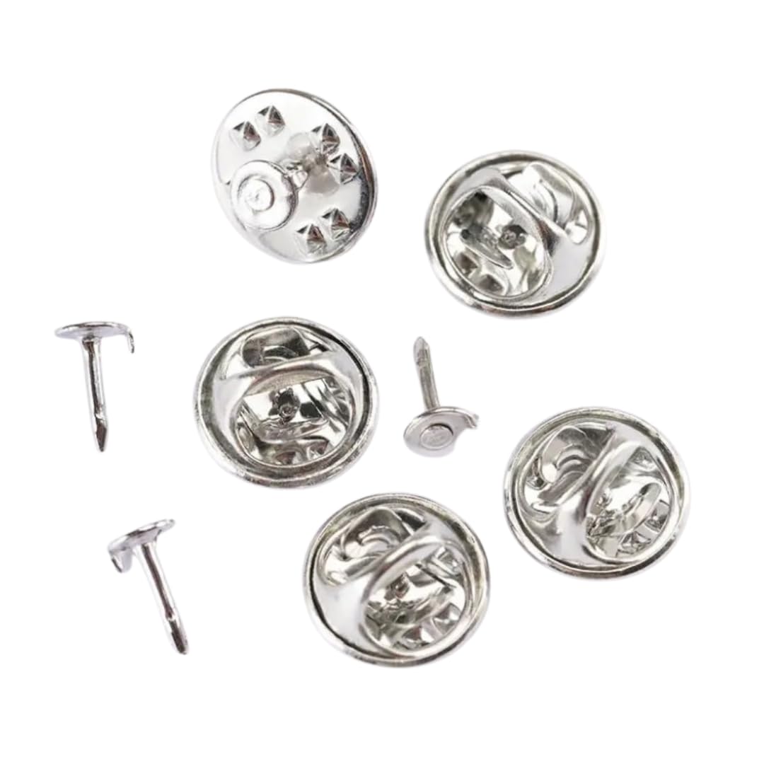 See full amazon price history chart for Kidultz Butterfly Metal Clutch Locking Clasp Pin Backs for Badge, Craft and Jewellery Making, Tie Clip Pin Label Clasps Fastener (10) Kidultz Butterfly Metal Clutch Locking Clasp Pin Backs for Badge, Craft and Jewellery Making, Tie Clip Pin Label Clasps Fastener (10) (B0CMQVXM65) Amazon Price History, Amazon Price Tracker