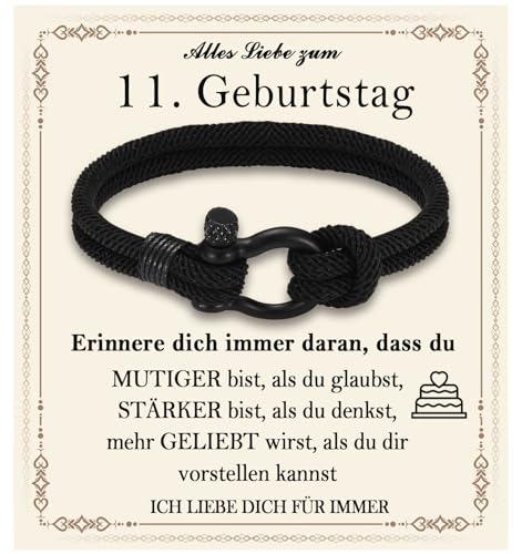 FAOMZQ Geburtstagsgeschenk für Jungen, Armband Geschenke für Jungs zum...