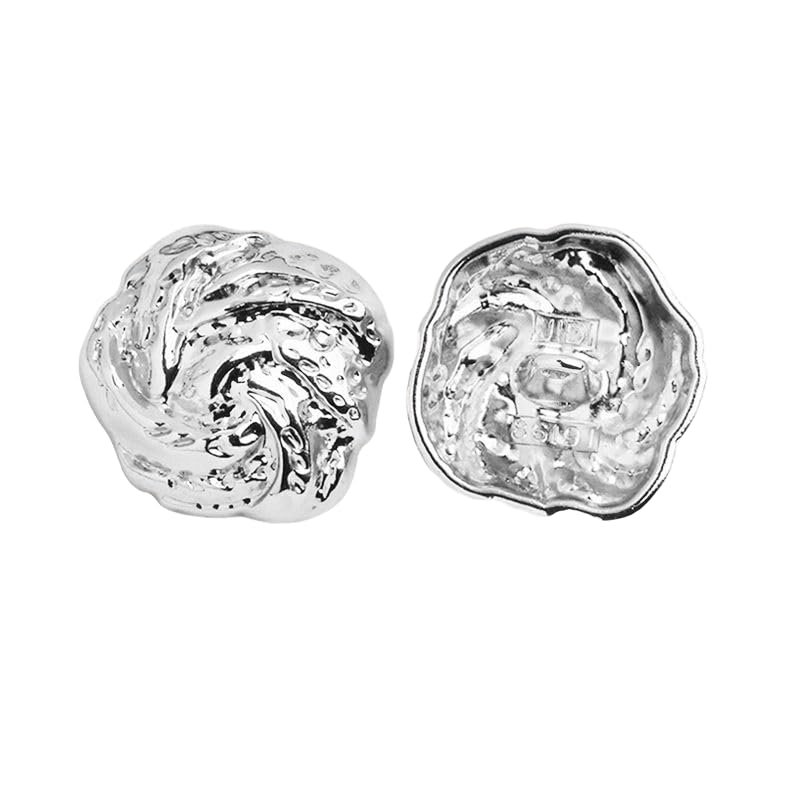 Metalowe guziki do marynarek, Zestaw 20 wielokolorowych guzików do marynarki o średnicy 15–23 mm(2#-silver White,20pcs 15mm)