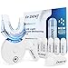 DrDent Professional LED Teeth Whitening Kit - Formule sans sensibilité - 8 gélules de gel blanchissant 33,6 ml - Aide à éliminer les taches - Comprend un plateau buccal et un guide des teintes