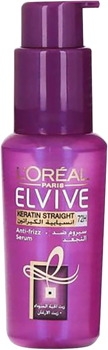 L'Oréal Paris Elvive Keratin Straight Anti-Frizz Serum 50ml