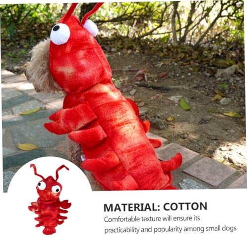 Disfraz para perro Langosta rojo talla XL miniatura 5