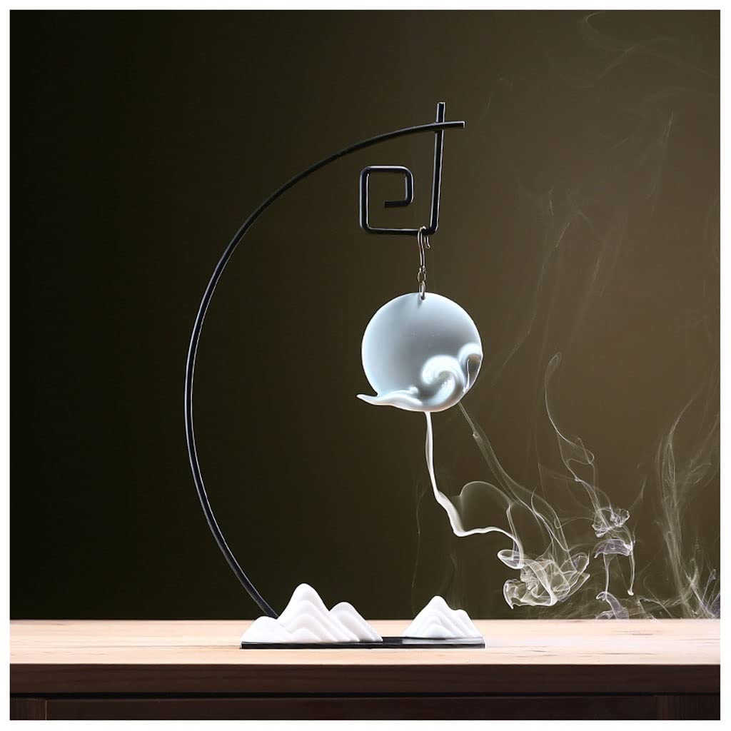 Incense Burner Backflow Incense Burner Ornaments Home Indoor Hanging Stove Tea Room Living Sandalwood Agarwood Aromatherapy Waterfall Incense Burne