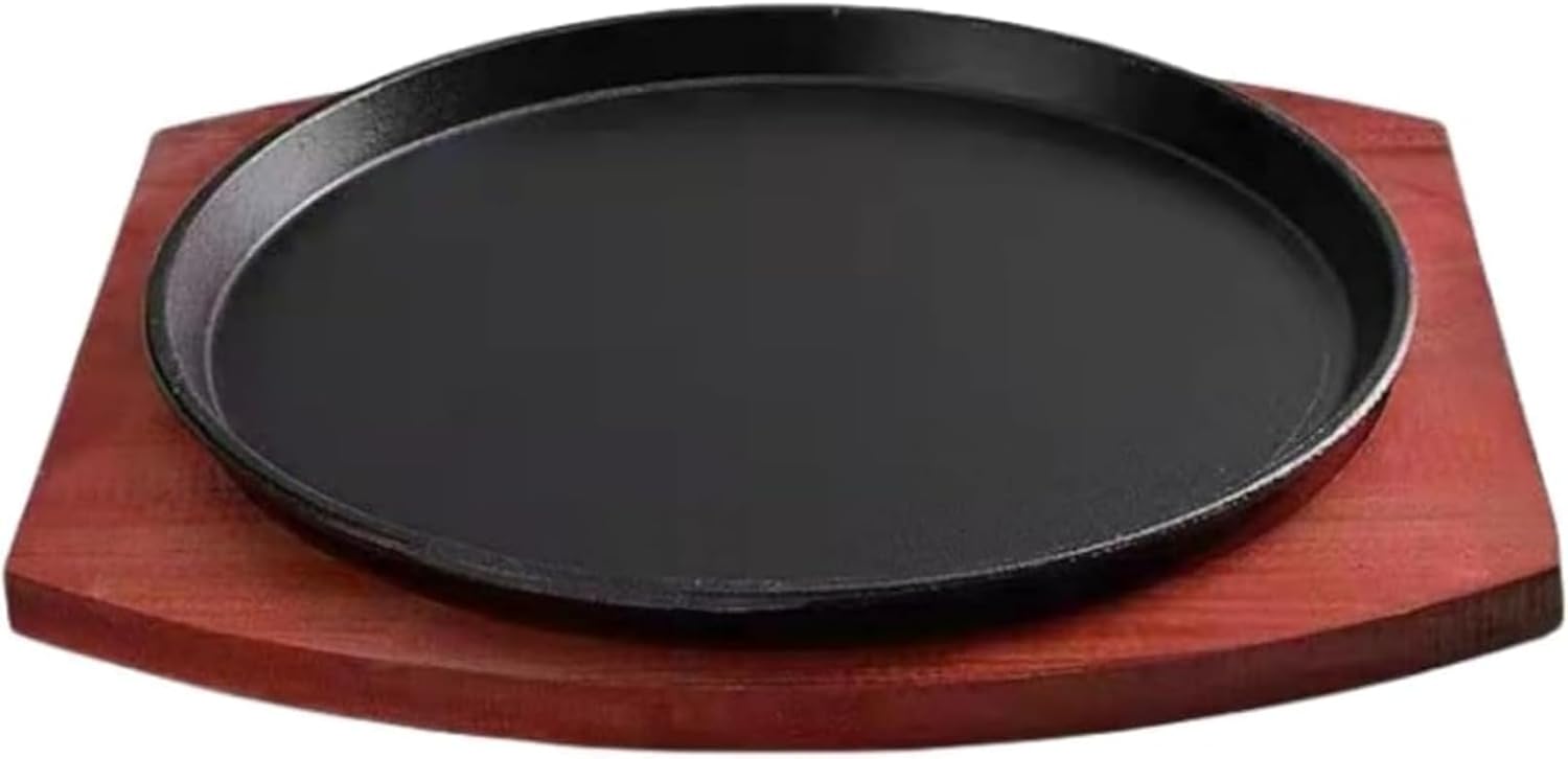 ステーキプレート ハンドル付き 26cm 鉄鋳物 鉄板 プロ仕様 焼肉 ステーキ パスタ 焼きそば ガス IH グリル対応 2枚セッ