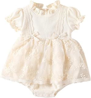 [Baby koi] ベビー服子供服女の子半袖洋服夏服ワンピースサロペット普段着ドレス結婚式カジュアルお宮参り発表会七五三バースデー贈り物ギフト刺繍