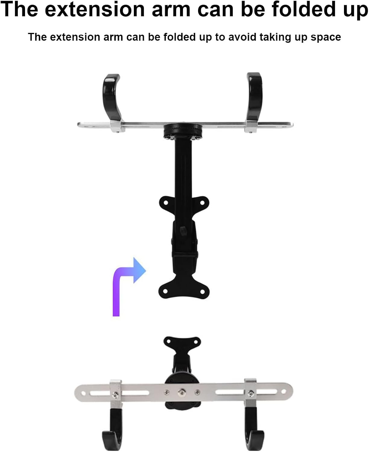 Wall Bike Mount - Indoor Bike Storage - Organizer Heavy Duty Adjustable Hanger for Workshop Display Indoor Storage Organization Space Saving Home