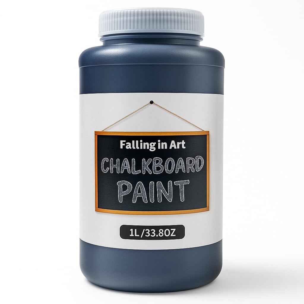 Falling in Art Chalkboard Paint