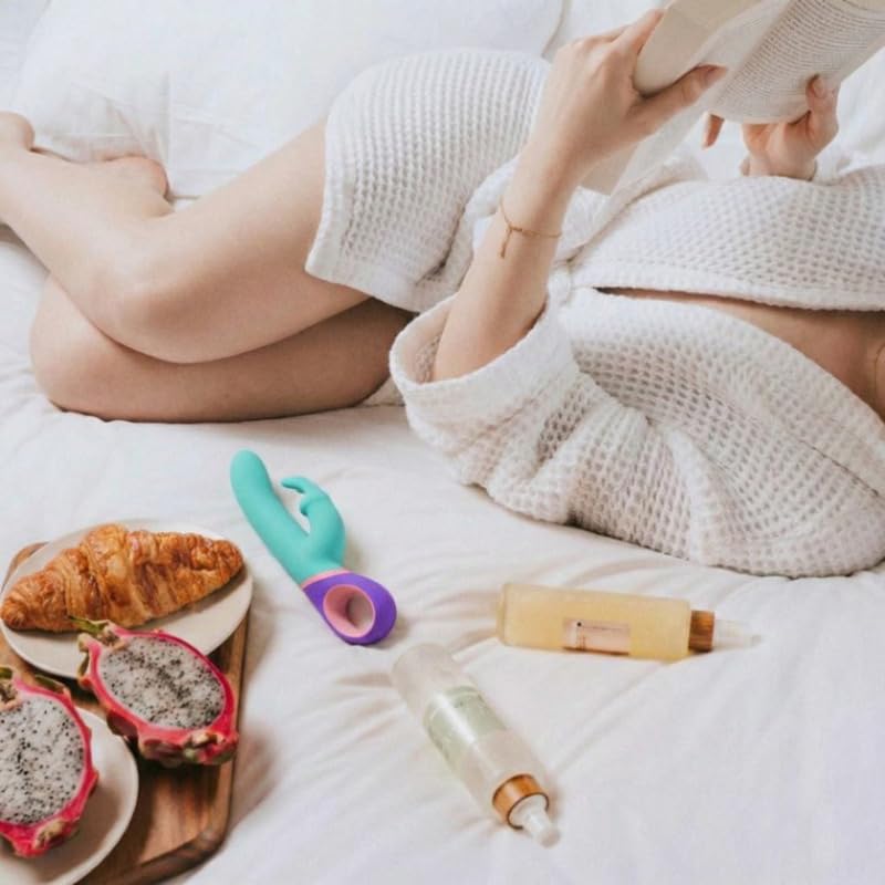 Lopy, Vibrador Conejito Rotador, Estimulación de Clítoris y Punto G, Recargable USB, Silicona, Sumergible