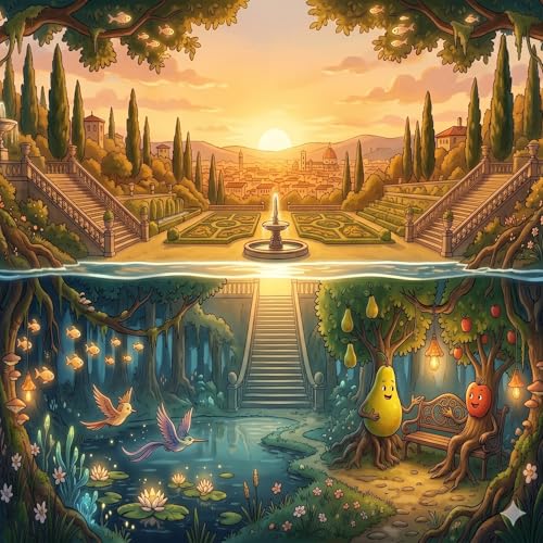 The Upside-Down Garden of Boboli | Written By Lucia & Marco Ciappelli (English Version) | Stories Sotto Le Stelle Podcast | Short Stories For Children And Dreamers Of All Ages