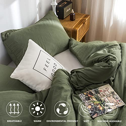 Cottebed 001 Ultra-Soft Queen Washed Bedding Comforter Sets Bed, All Seasons Use Light Weight With Warm Fluffy Washable Cotton Microfiber Fabric,1 Bed Comforter & 2 Pillow Sham thumb #4