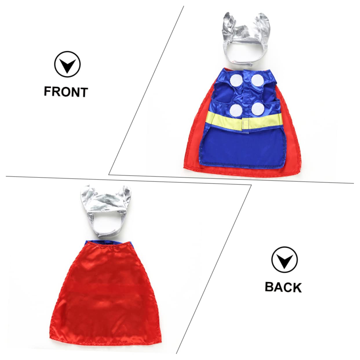 BESPORTBLE 3juegos Disfraz De Halloween para Perros Ropa De Cosplay Divertida y Transpirable Traje Adorable para Fiestas y Fotos