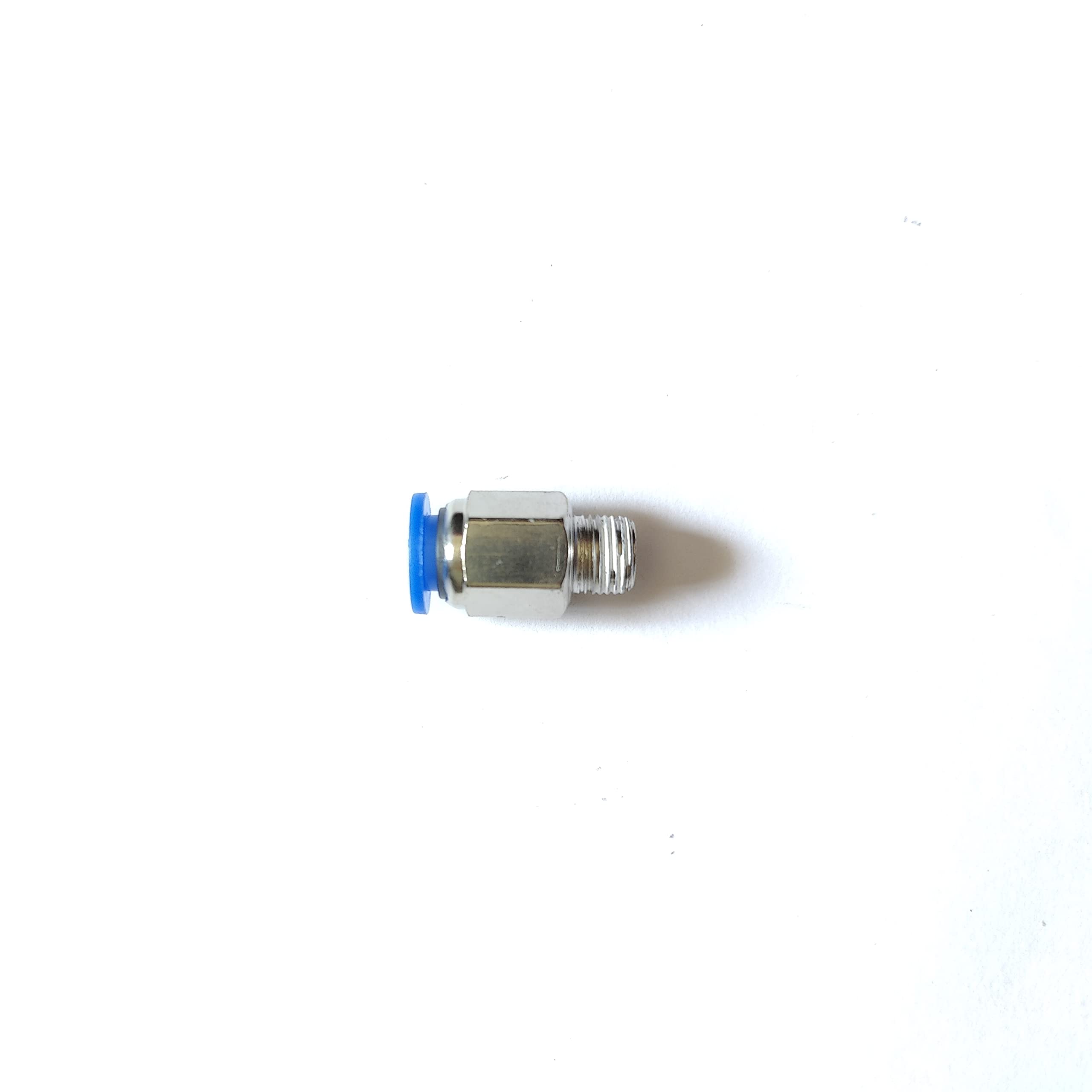 SYLIX 6mm Tube OD × 1/8" BSP Male Pneumatic Straight Connector | Push-in Air Fitting for PU Tube & Air Compressor | Pack of 10 Pcs 2