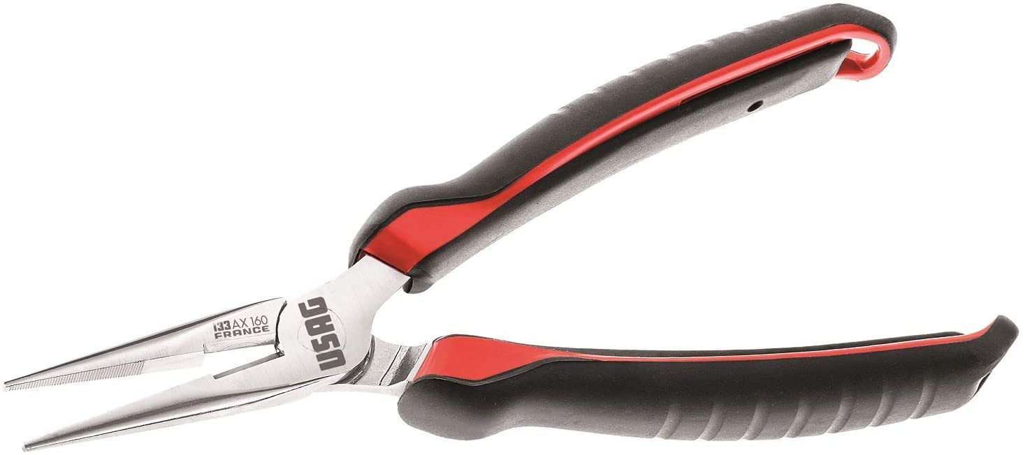 USAG 133 AX PINZE A BECCHI MEZZOTONDI LUNGHISSIMI DIRITTI-160 mm