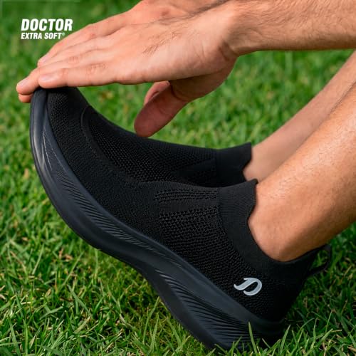 Image of DOCTOR EXTRA SOFT Men's Slip-On Sports Shoes | Memory Foam Cushioned Insole | Lightweight Running, Walking, Gym, Training & Casual Sneakers for Men & Boys | NEW-2008