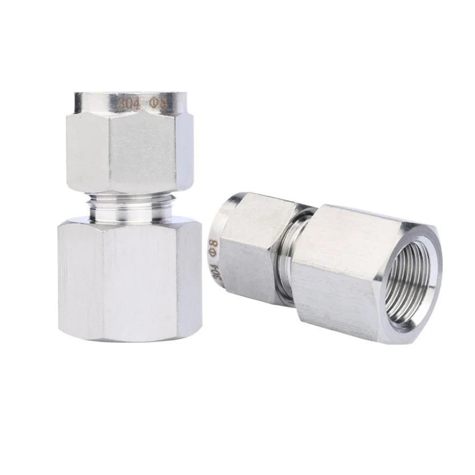 Conector de instalación tuberías unión compresión tubo recto hembra BSPP