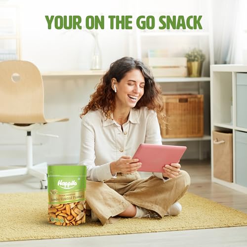 Image of Happilo Premium Jumbo Sand Roasted Peanuts 160g, Rich in Protein, Fiber, and Essential Nutrients, Wholesome Snack, Rich Flavor
