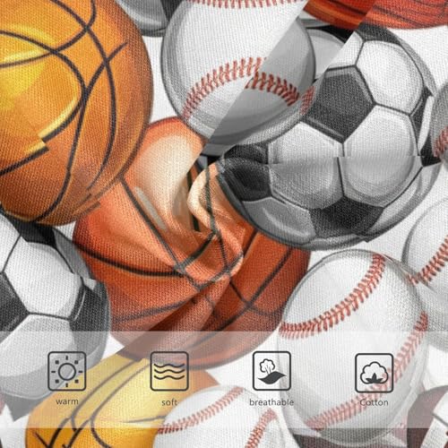 Joisal Durable Toddler Girls Underwear 2t Cotton Cute Panties Girl Cartoon Sports Balls Basketballs Underpants Briefs3