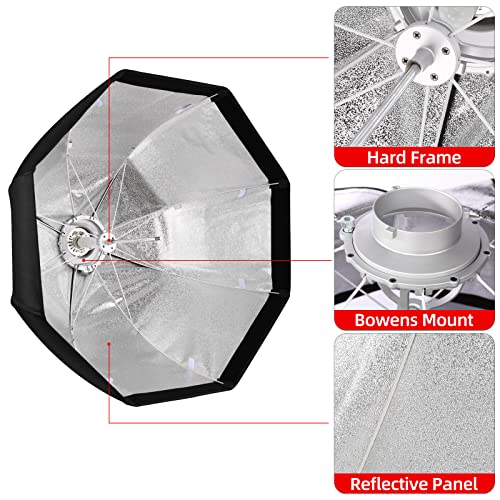 Godox Sb-Ue 32"/80Cm Umbrella Octagon Softbox Reflector With Honeycomb Grid For Speedlight Flash (Bowens Mount) #TOP5