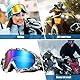 Fiada 2 Stück Motorradbrillen ATV Brille Crossbrille Dirtbike Brille Winddicht Motorradbrille mit Schwammschicht für Damen Herren Ski Schutzbrille Motocross Brille Ausrüstung Zubehör