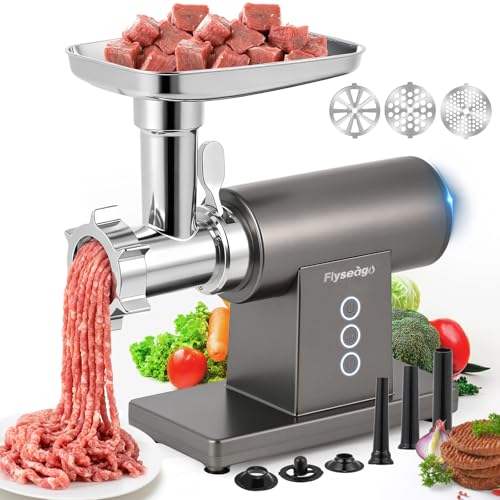 Meat Grinding Techniques: Mastering Consistency and Flavor 8 Flyseago Meat Grinder Electric 3200W Heavy Duty Meat Grinders Chopper